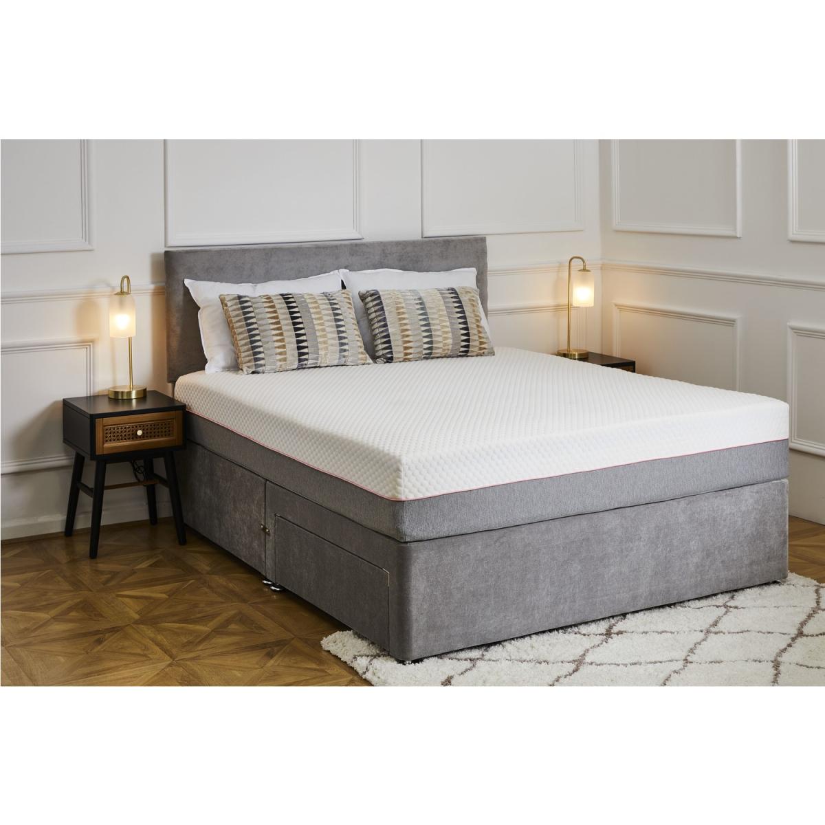 Sleepful Hybrid Cooling Gel and 2000 Pocket Sprung Rolled Mattress - Super King – image 6