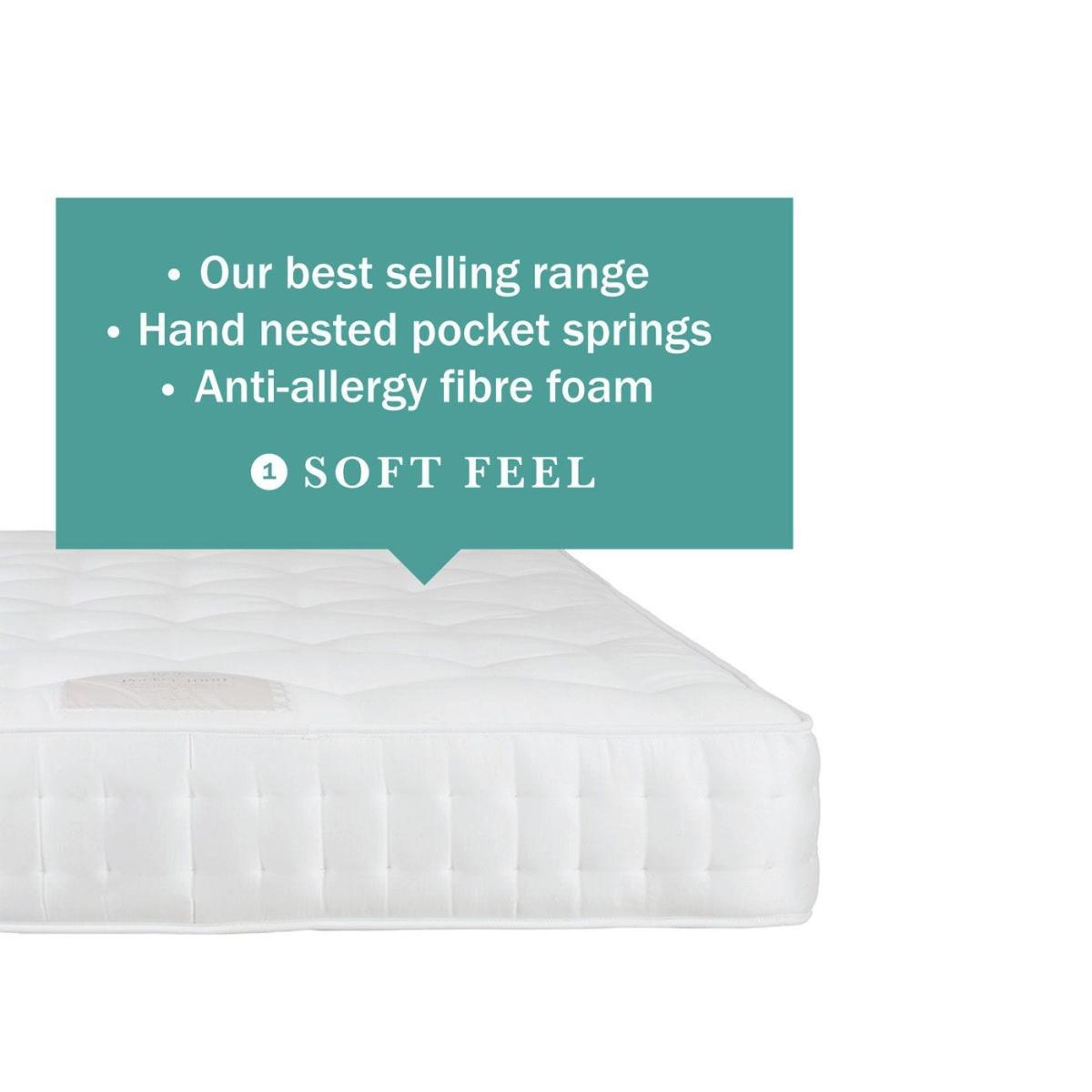 Heal's Pocket 1000 Super King Mattress - Heal's UK Bedroom Furniture – image 5
