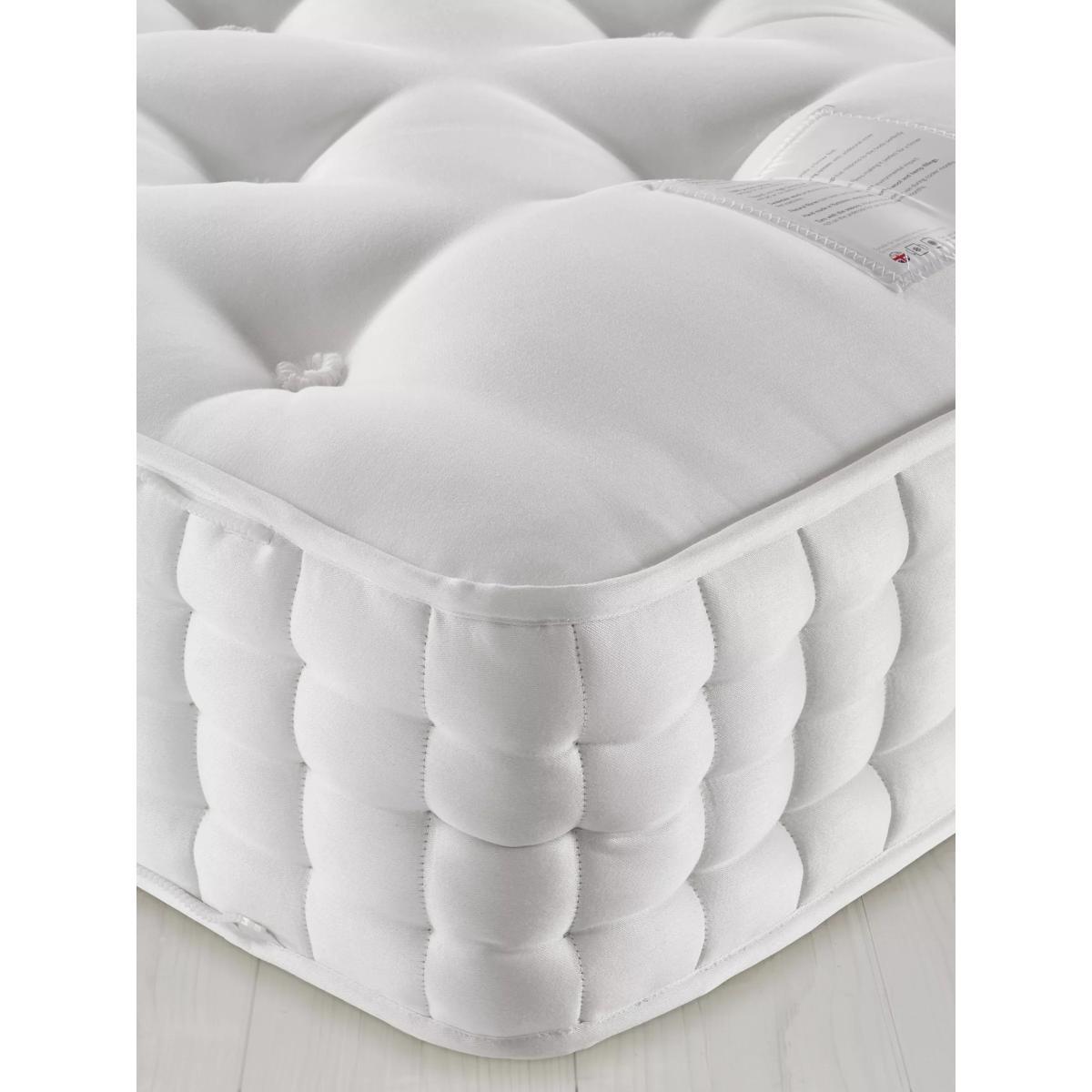 John Lewis & Partners Natural Collection Wensleydale Wool 13400, Super King Size, Medium Tension Pocket Spring Zip Link Mattress – image 2