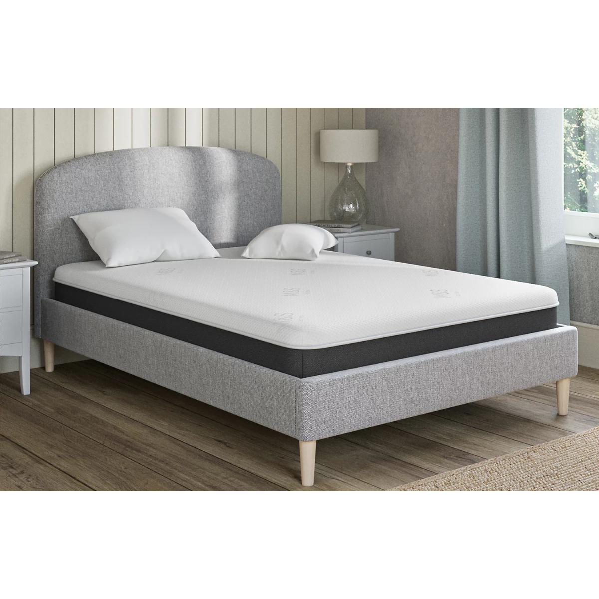M&S Memory Foam Mattress - 4FT6 - White, White – image 3