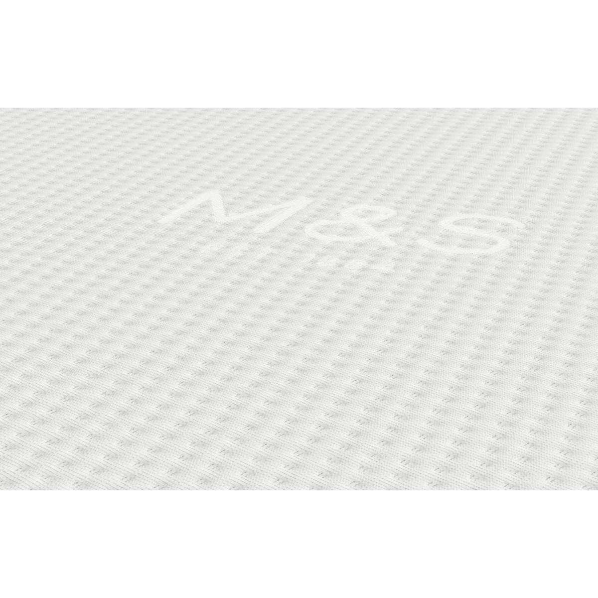 M&S Memory Foam Mattress - 4FT6 - White, White – image 4