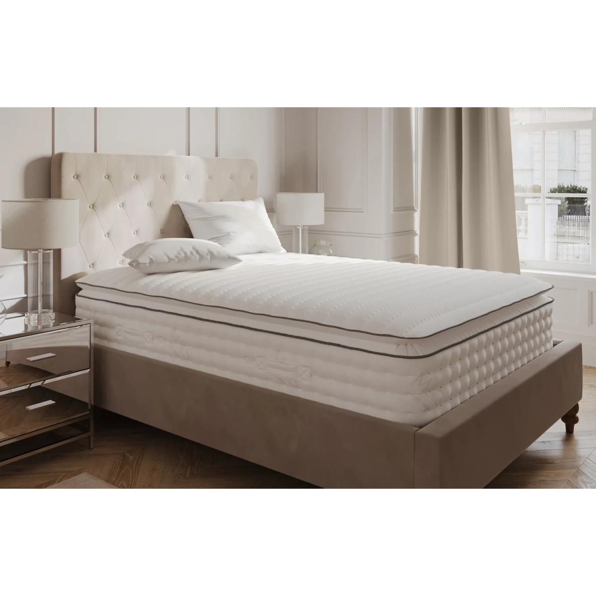 Comfortably Cool Gel 1500 Spring Cool Gel Medium Mattress - 6FT - White, White – image 2