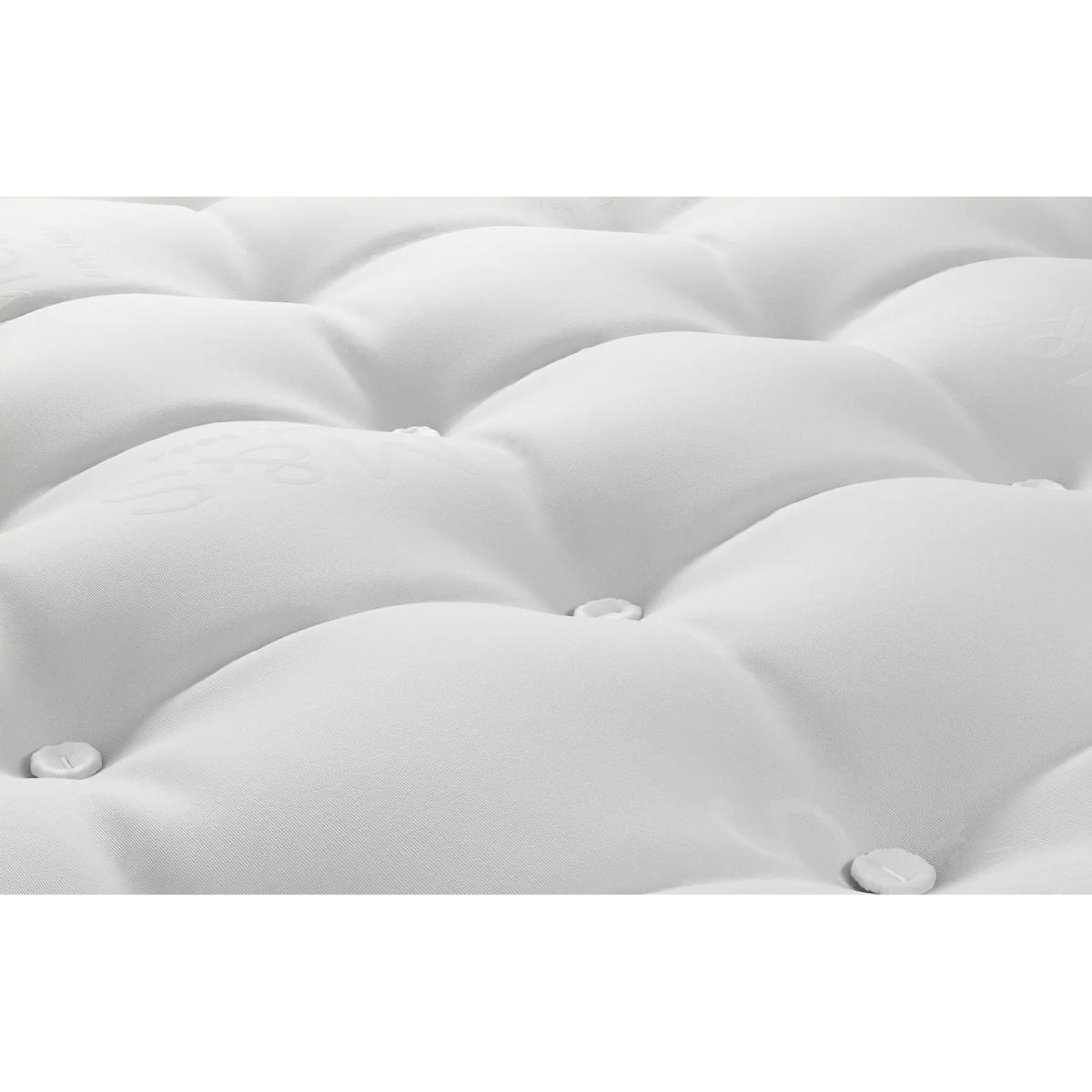 Natural Wool 1000 Pocket Spring Firm Mattress - 6FT - White, White – image 4