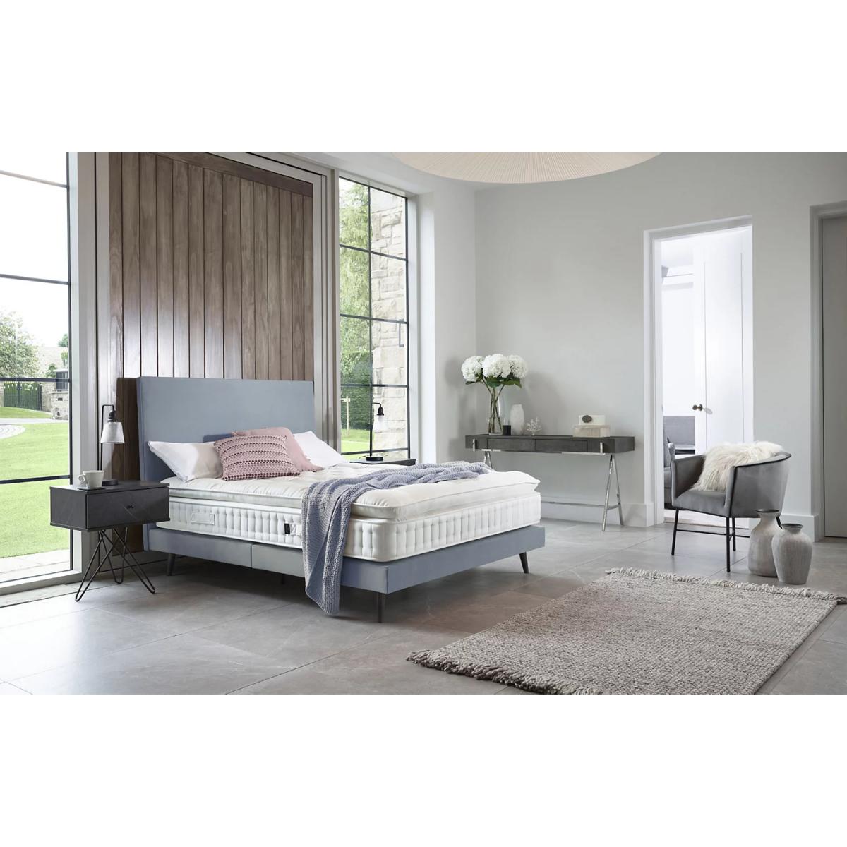 M&S X Harrison Spinks 8000 Luxury Pillowtop Heritage Medium Soft Mattress - 4FT6 - White, White – image 2