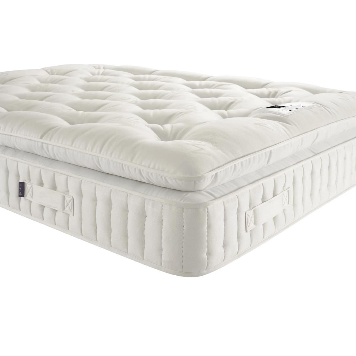 M&S X Harrison Spinks 8000 Luxury Pillowtop Heritage Medium Soft Mattress - 4FT6 - White, White – image 3