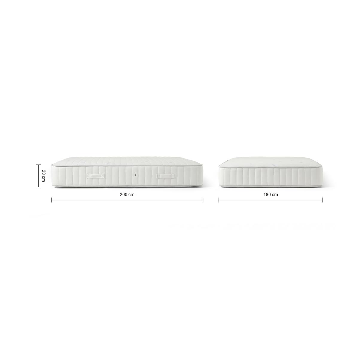 Rumo 3000 Pocket Memory Foam Super King Size Mattress, Medium Firm Tension – image 8