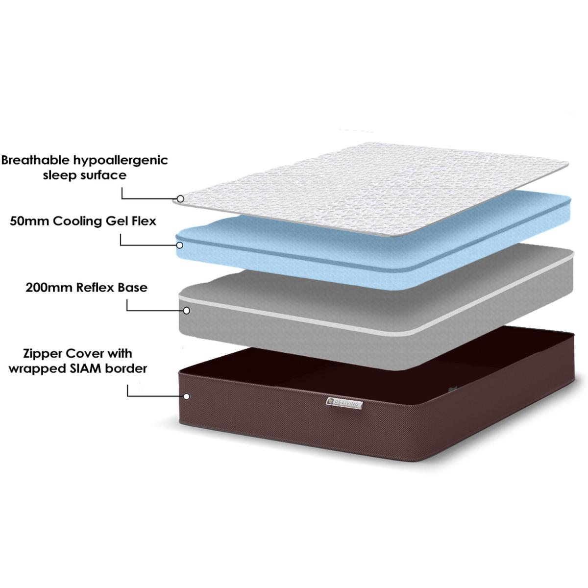 Siam Gel-Flex Mattress  - Siam / Superking – image 4