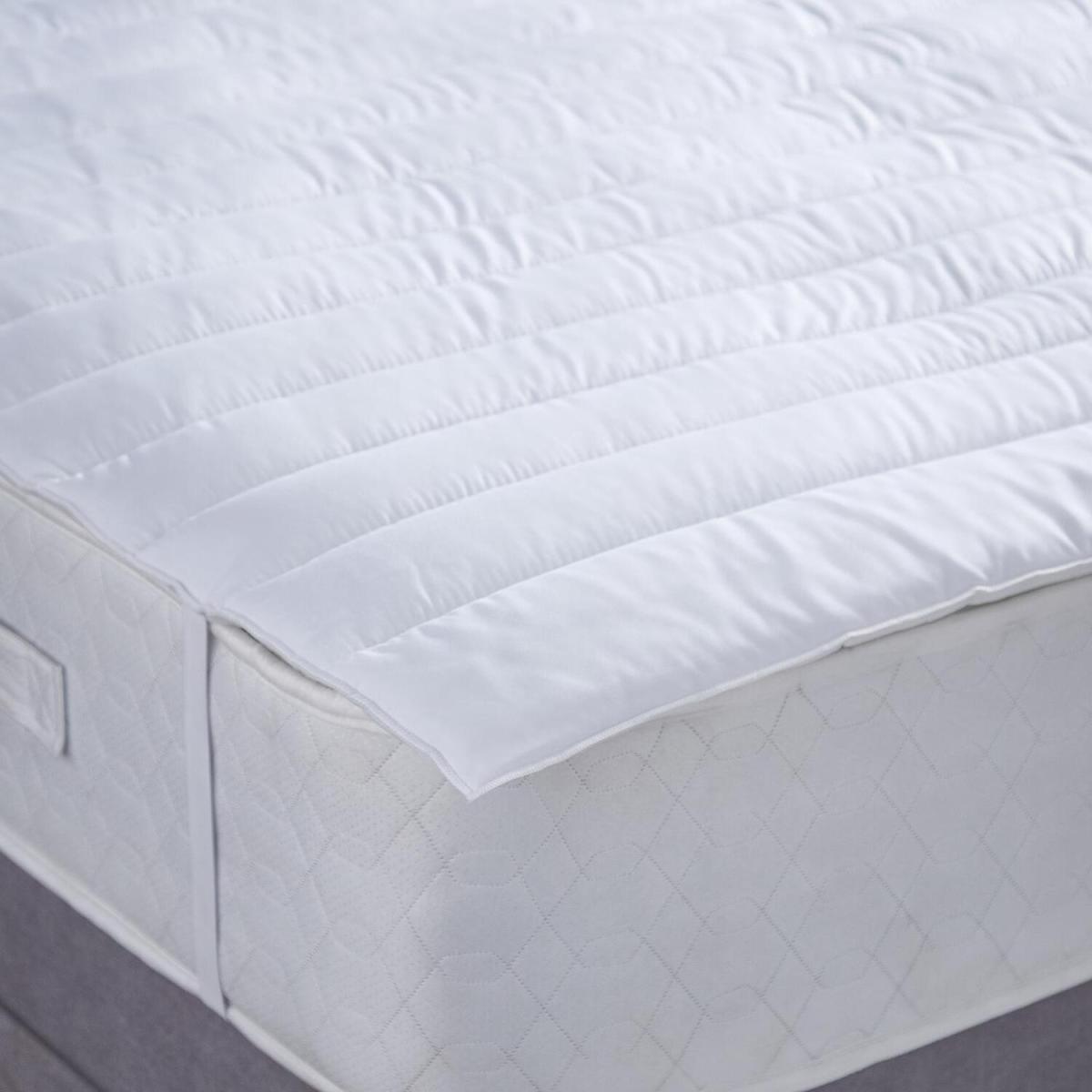 Soft Touch Deep Fill Microfiber Mattress Topper - White / Superking – image 2