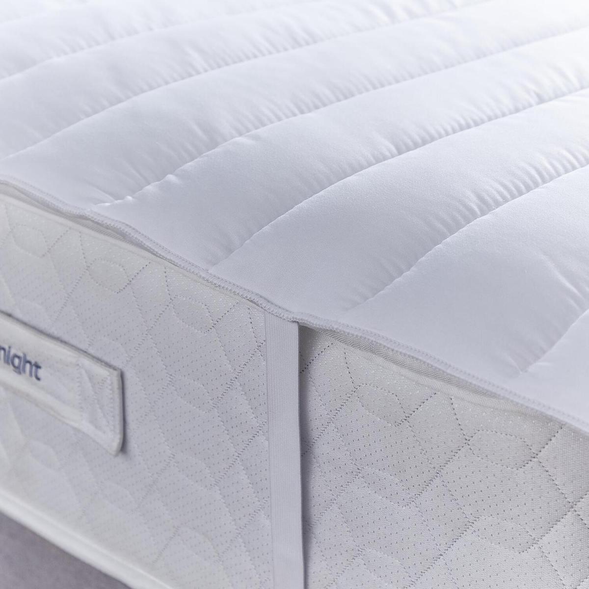Soft Touch Deep Fill Microfiber Mattress Topper - White / Superking – image 3
