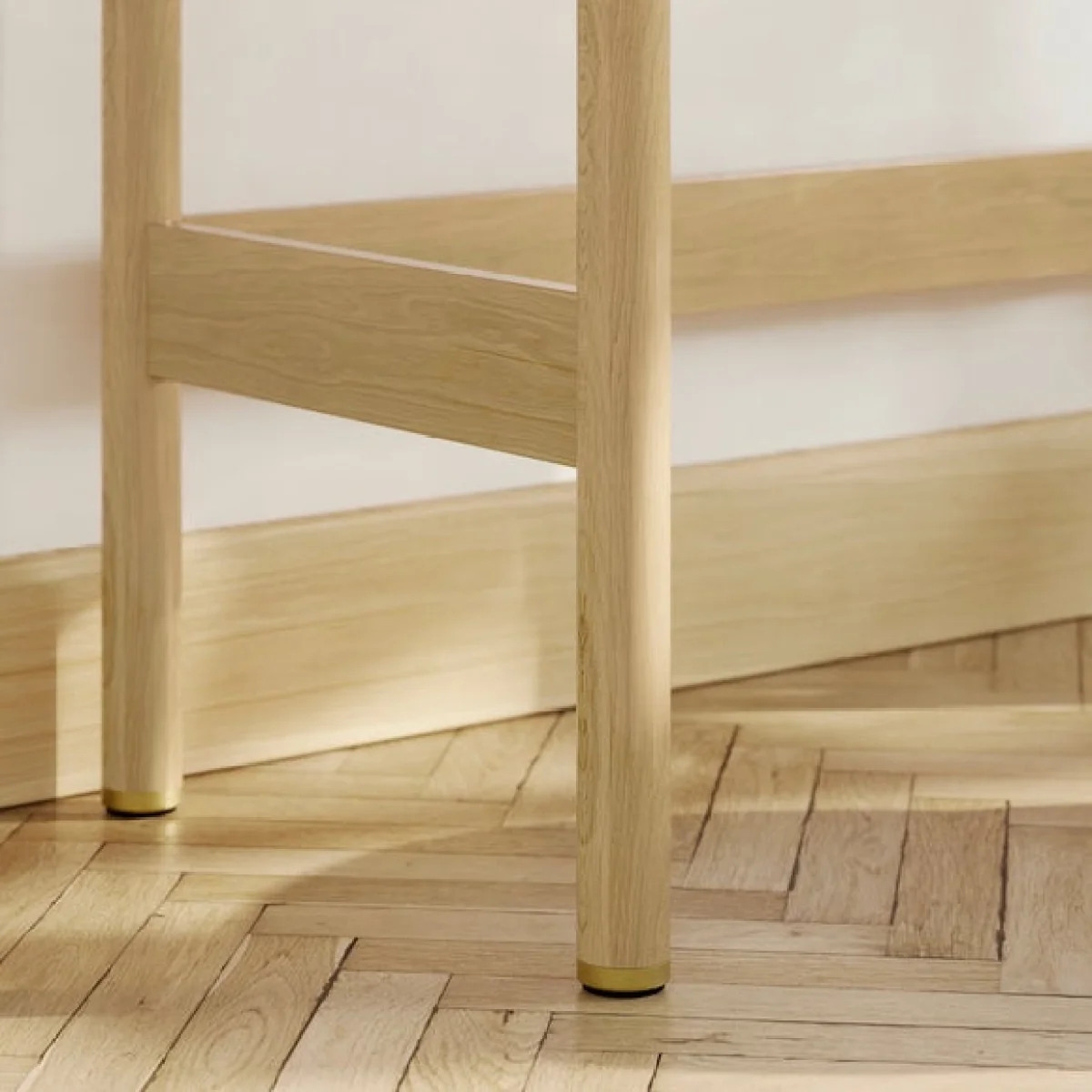 Daphne 2 Drawer Dressing Table, Oak Effect – image 5