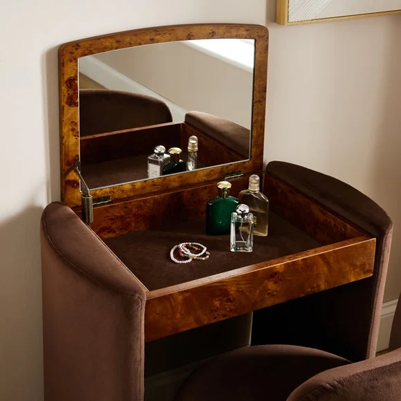 Frankie Compact Dressing Table Set with Mirror and Stool – image 5