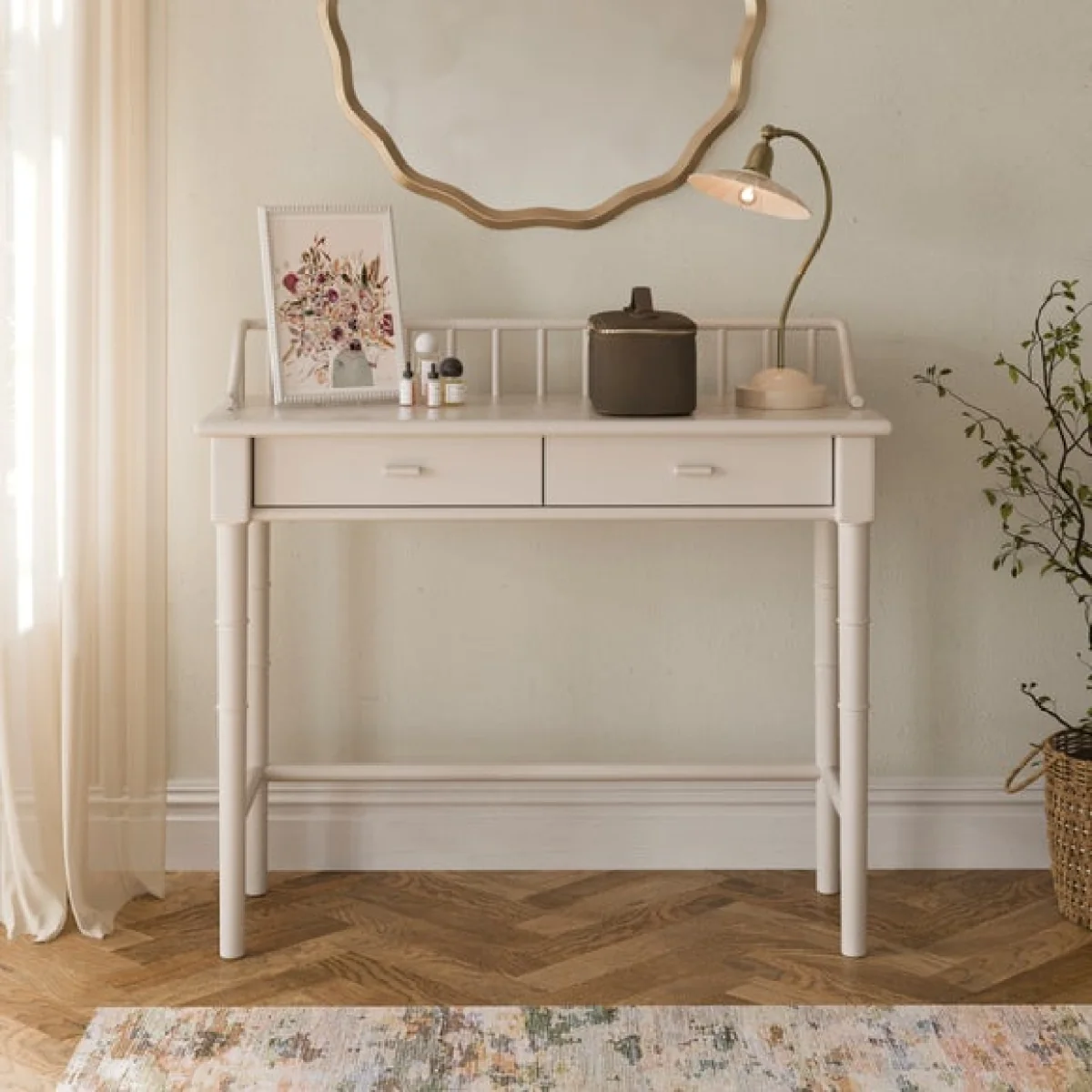 Dulcie 2 Drawer Dressing Table – image 1