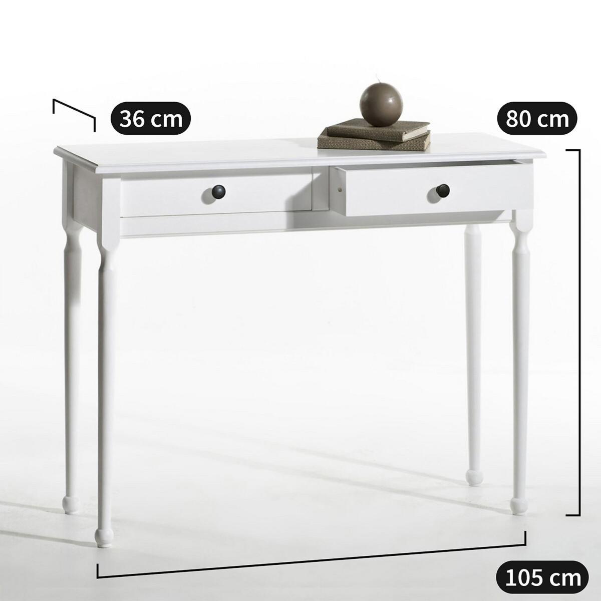 Authentic Style Solid Pine Console Table – image 3