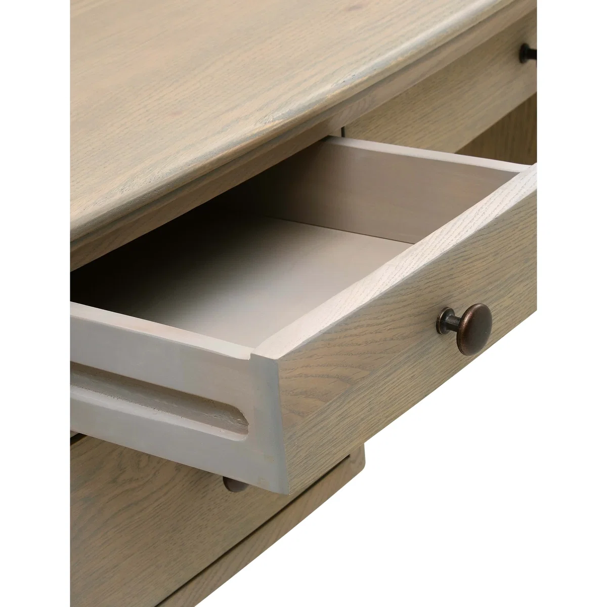 Cotswold Company Winchcombe Dressing Table Dark Brown – image 3