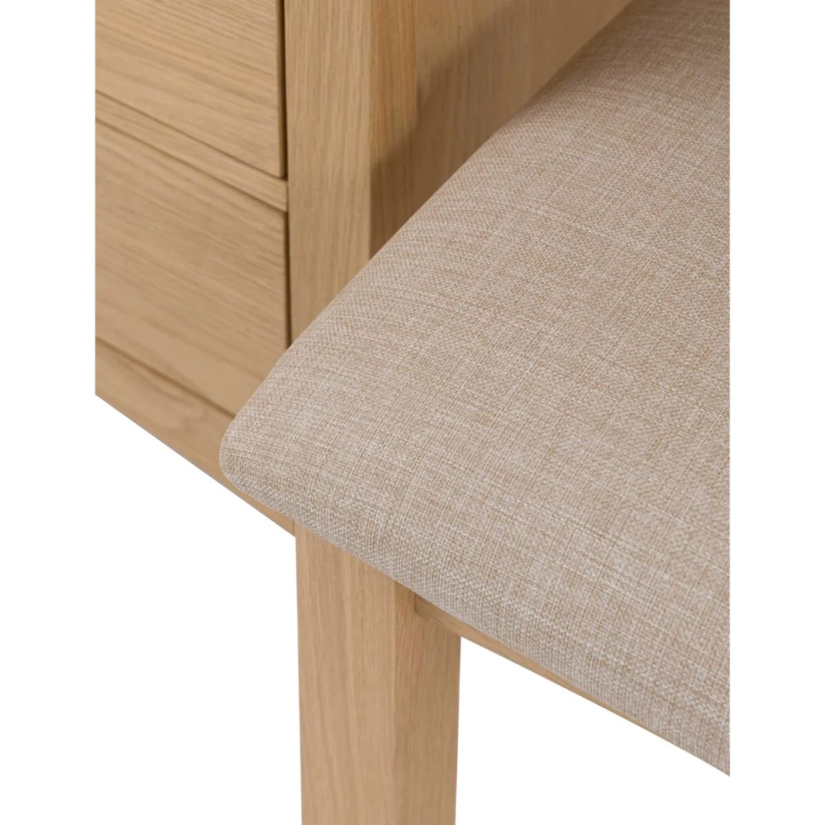 Gallery Direct Rye 6 Drawer Dressing Table & Stool Natural – image 11
