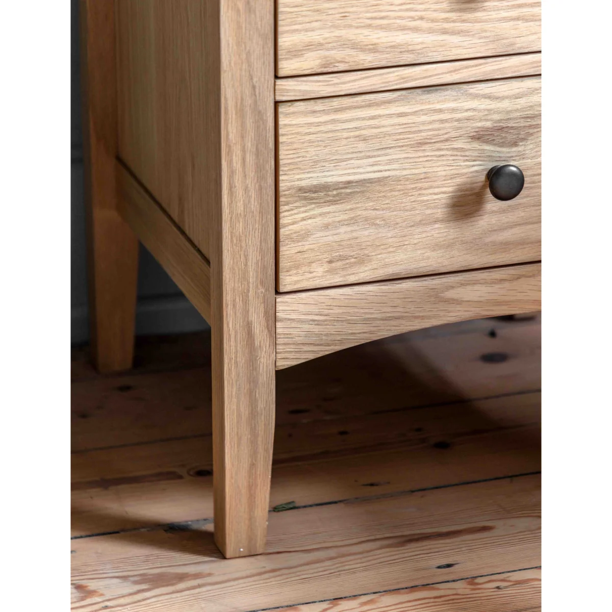 Gallery Direct Rye 6 Drawer Dressing Table & Stool Natural – image 5