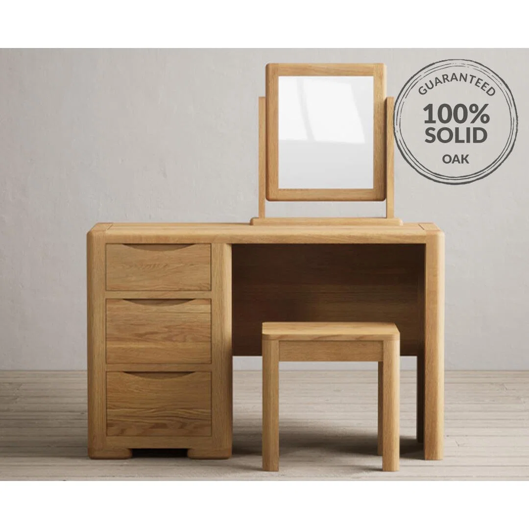 Harper Solid Oak Dressing Table Set – image 2