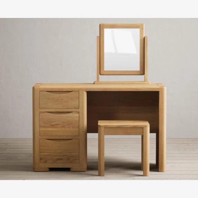 Harper Solid Oak Dressing Table Set – image 1