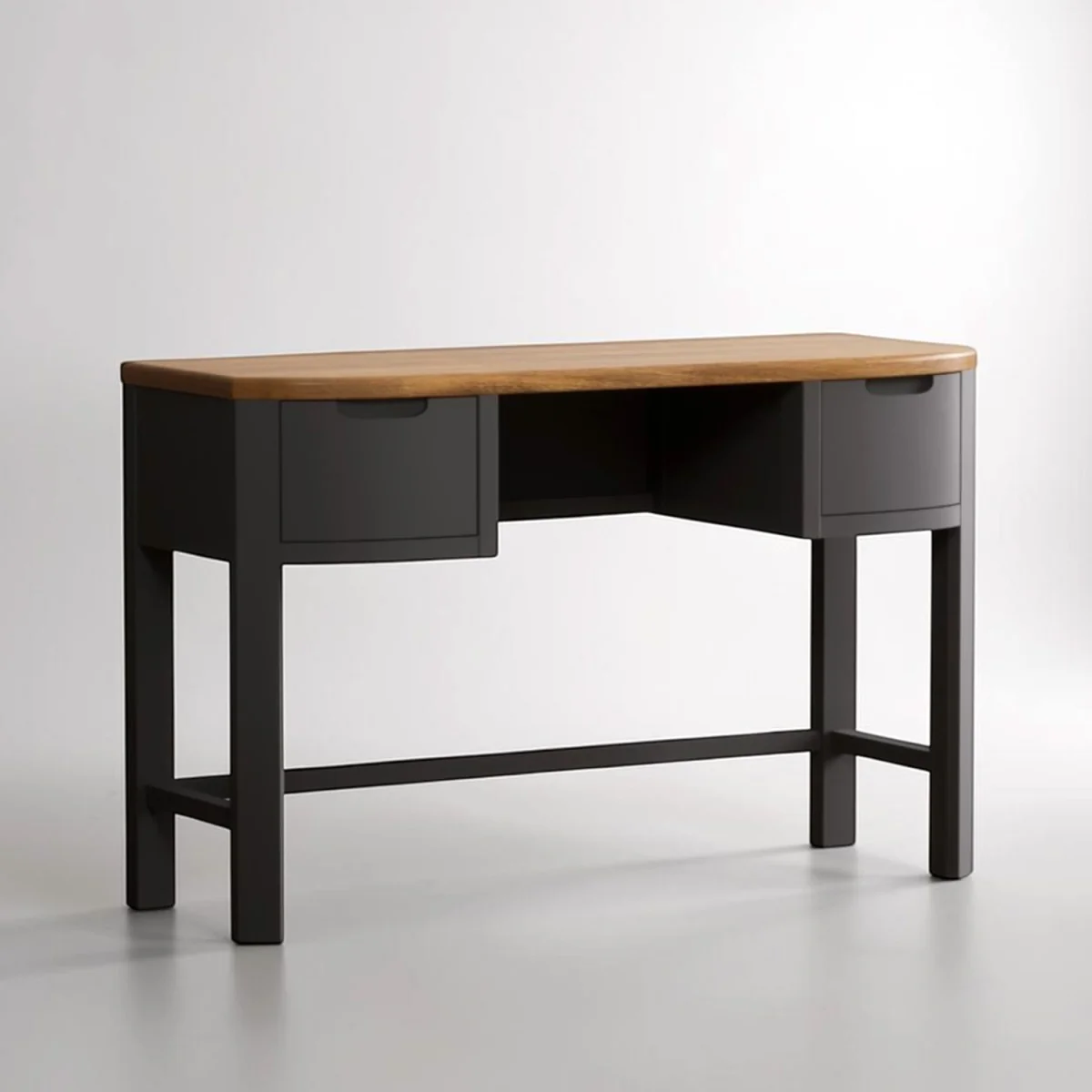 Bradwell Oak and Charcoal Painted Dressing Table – image 3