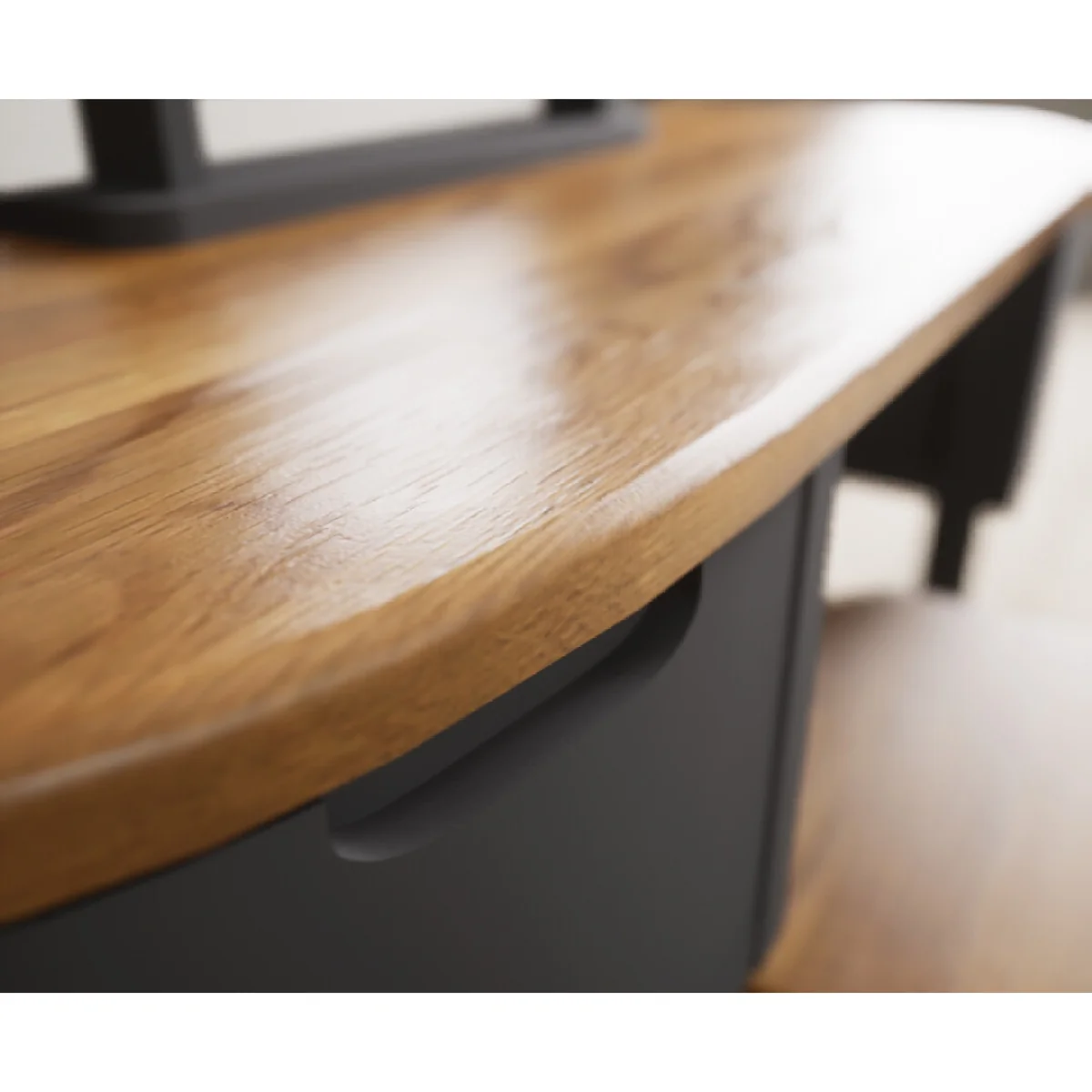 Bradwell Oak and Charcoal Painted Dressing Table – image 6