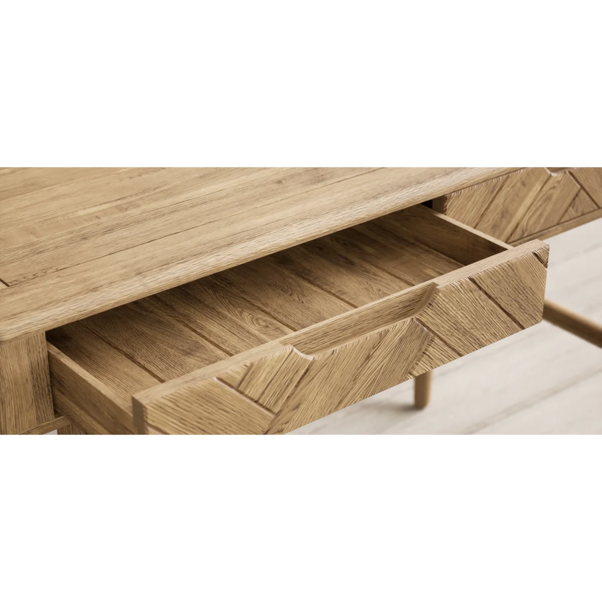 Parven Solid Oak Dressing Table Set – image 17