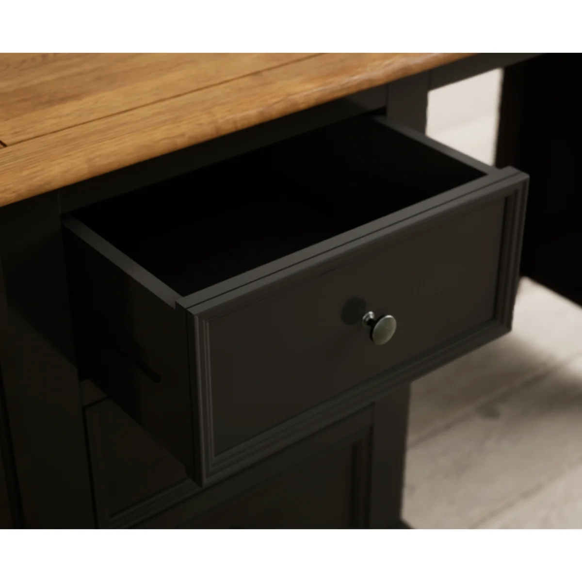 Charlton Oak and Black Painted Dressing Table – image 5