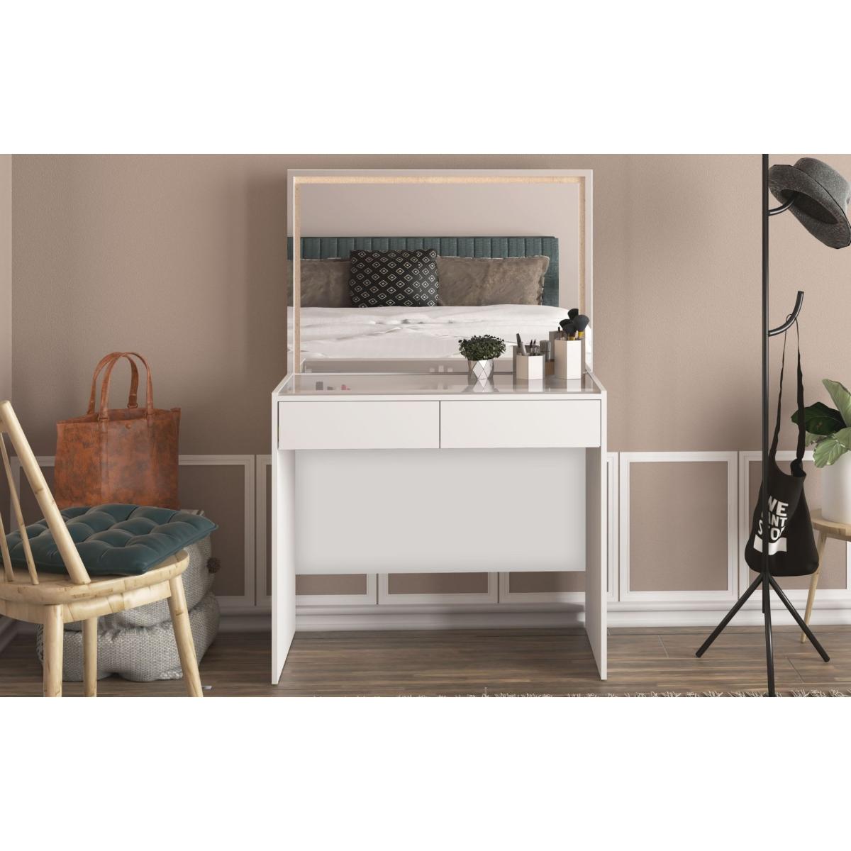 Milan - Dressing Table with LED Mirror – image 2