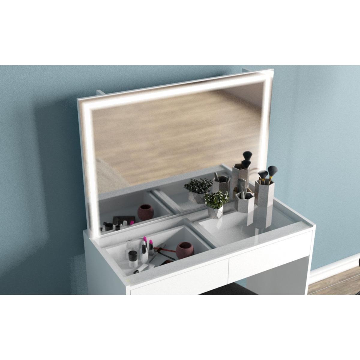 Milan - Dressing Table with LED Mirror – image 4
