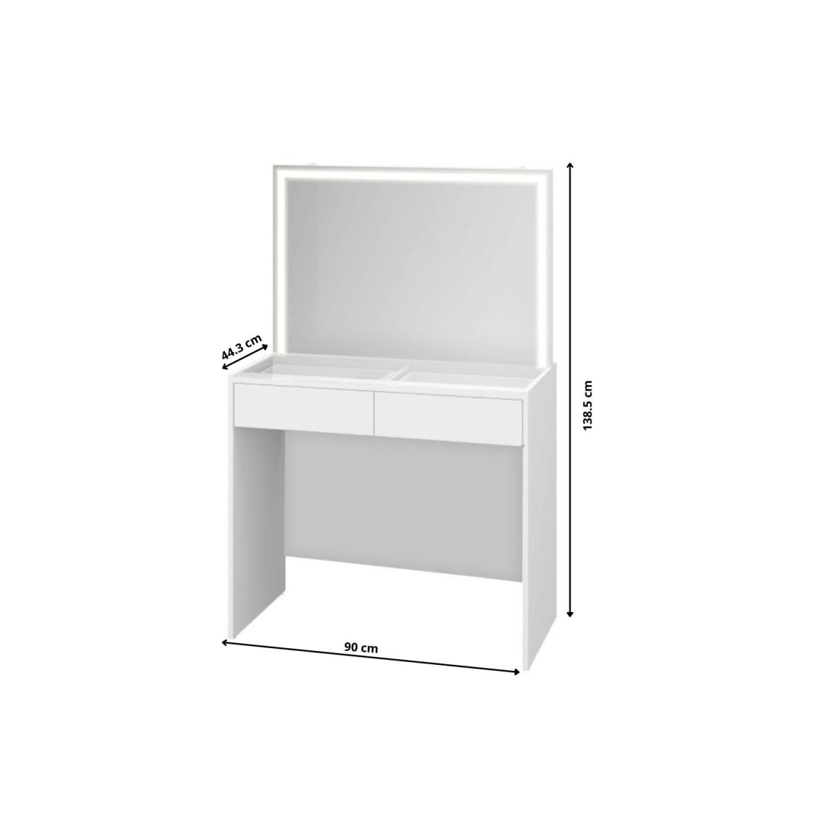 Milan - Dressing Table with LED Mirror – image 7