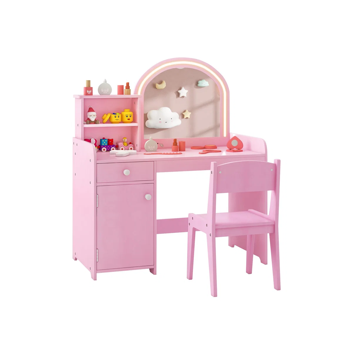 Kids Makeup Vanity Set - Pink
