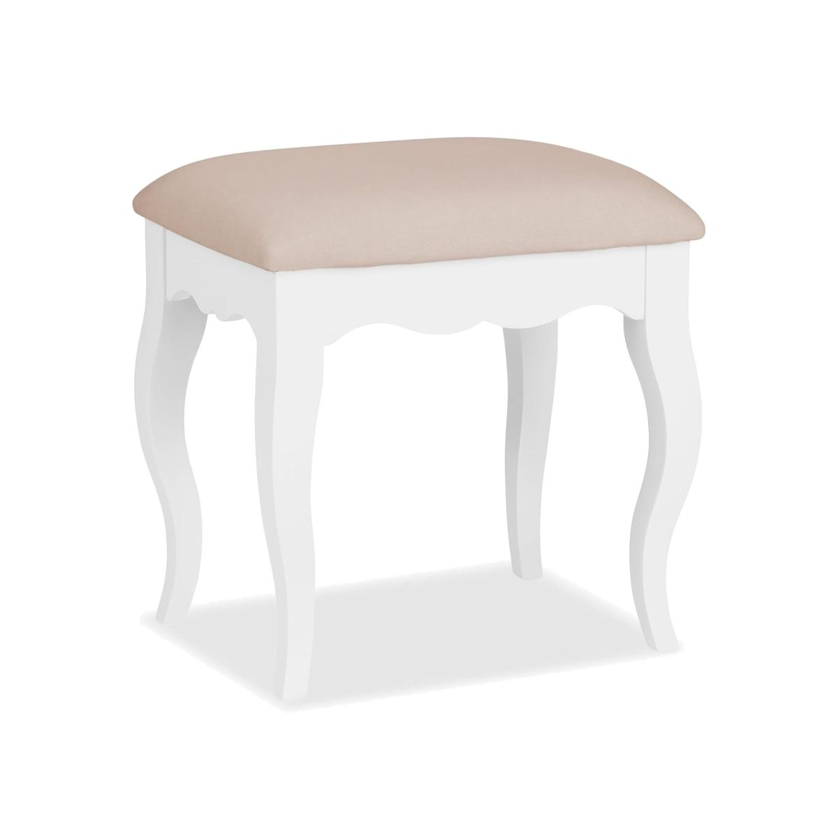 Romance Dressing Table Stool - White