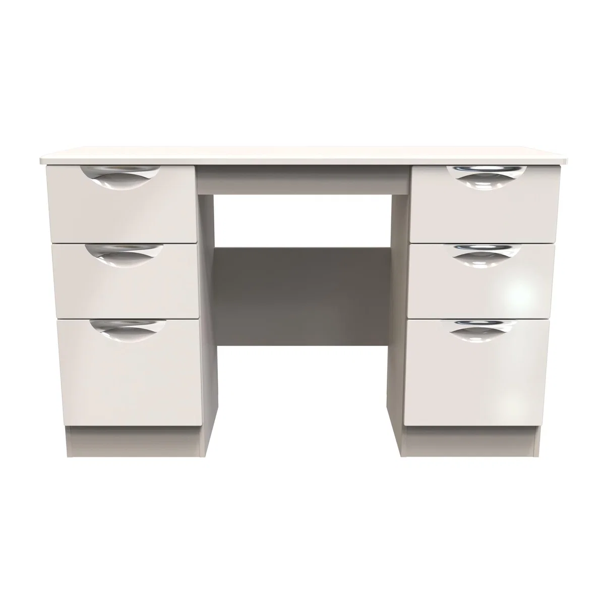 Camden Ready Assembled Kneehole Dressing Table - Kashmir Gloss & Kashmir