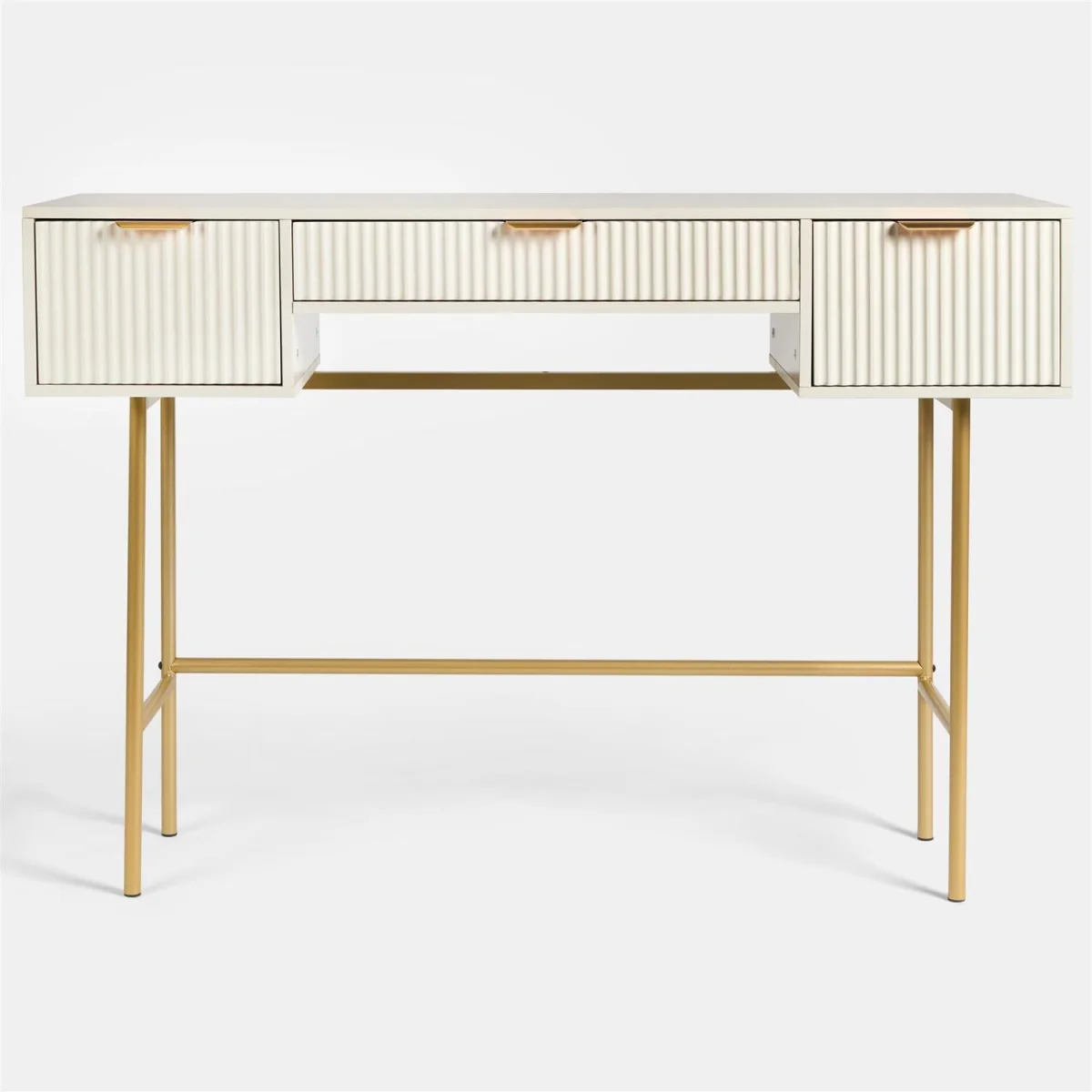 Ribbed Dressing Table - Cream – image 4