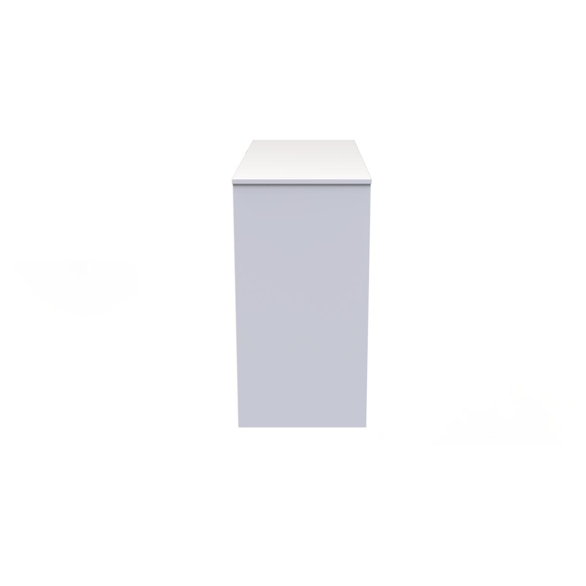 Diamond Ready Assembled 4 Drawer Vanity - Indigo & White Matt / Smooth Matt – image 3