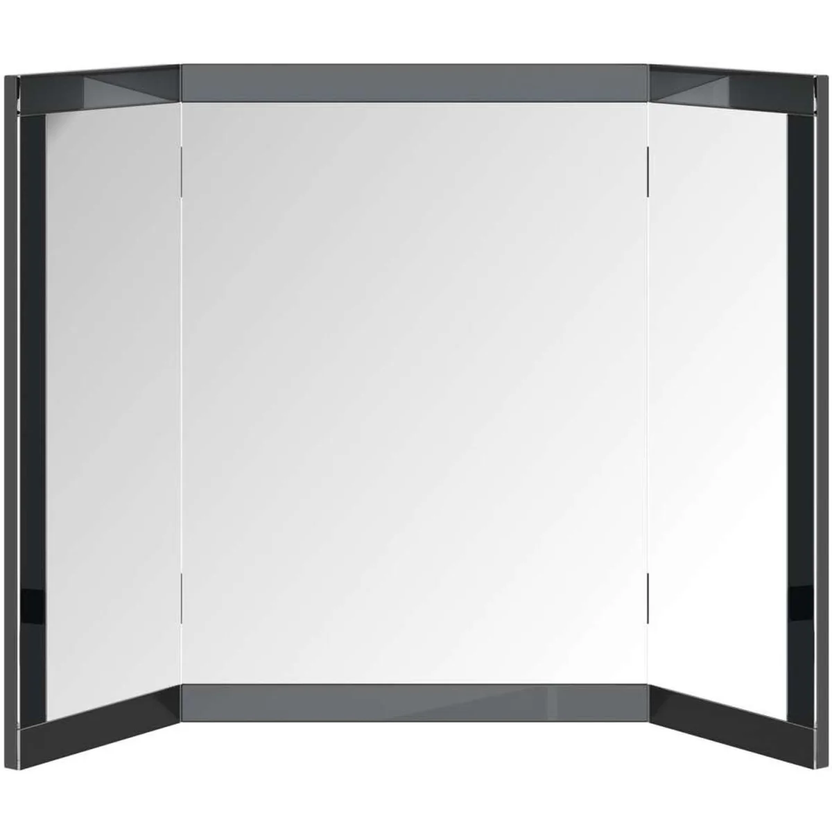 Liberty 6 Drawer Dressing Table With Mirror Grey Glass - Grey – image 4