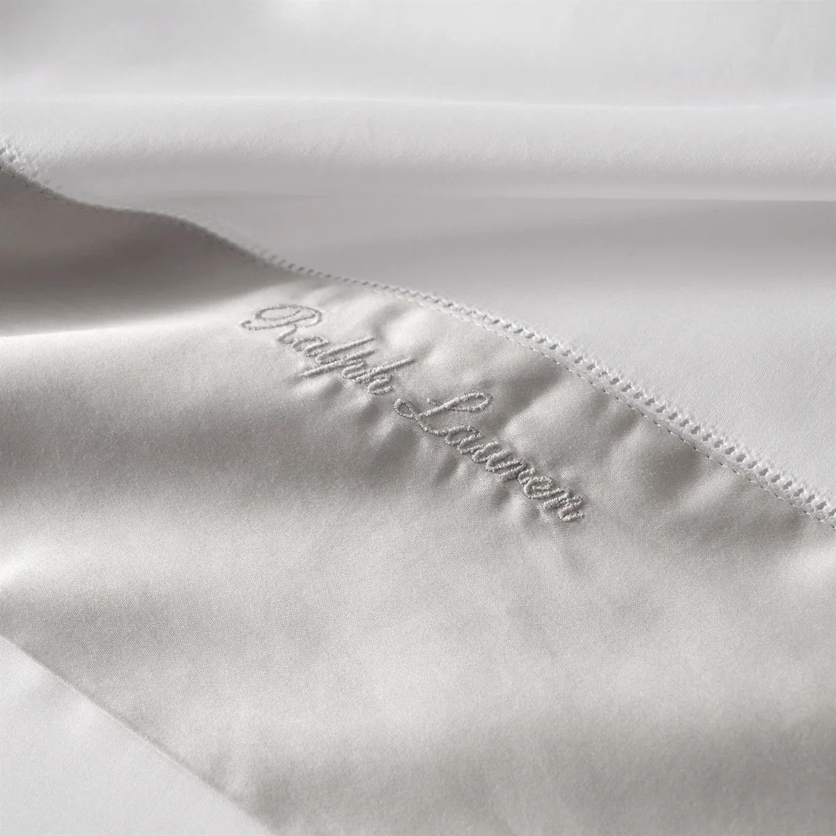 RalphLaurenHome Langdon Flat Sheet - Silver – image 2