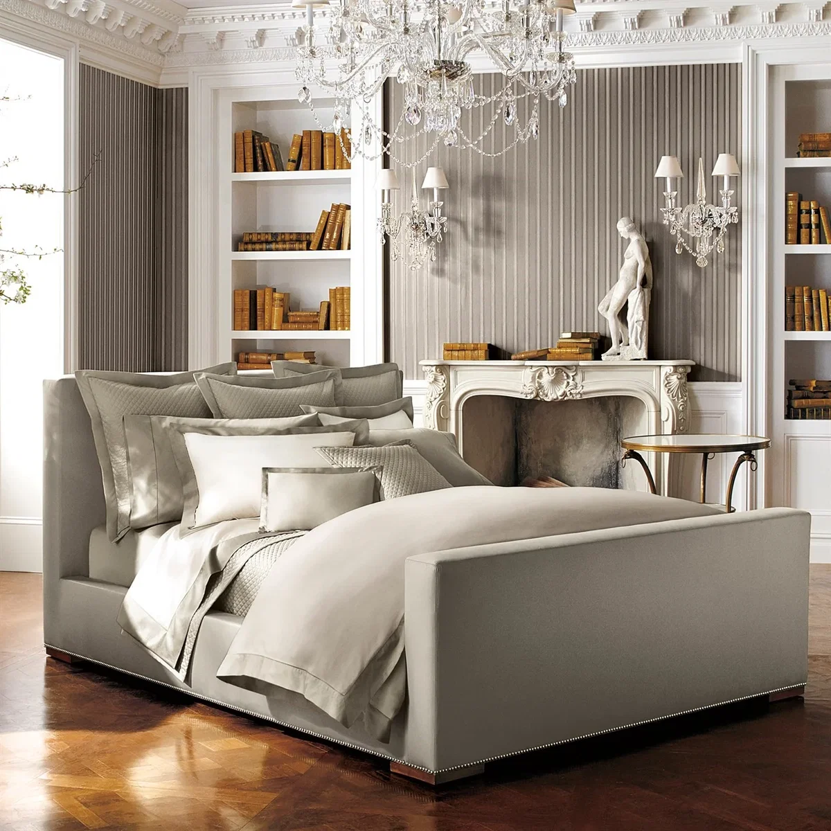 RalphLaurenHome Langdon Flat Sheet - Silver – image 4