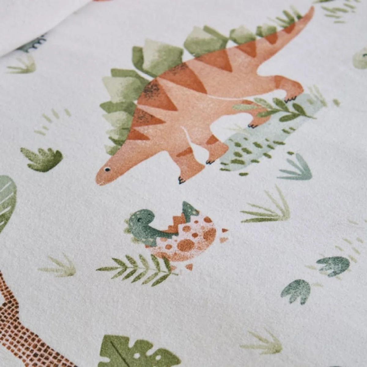 Catherine Lansfield SleepySaurus Brushed Cotton Fitted Sheet – image 2