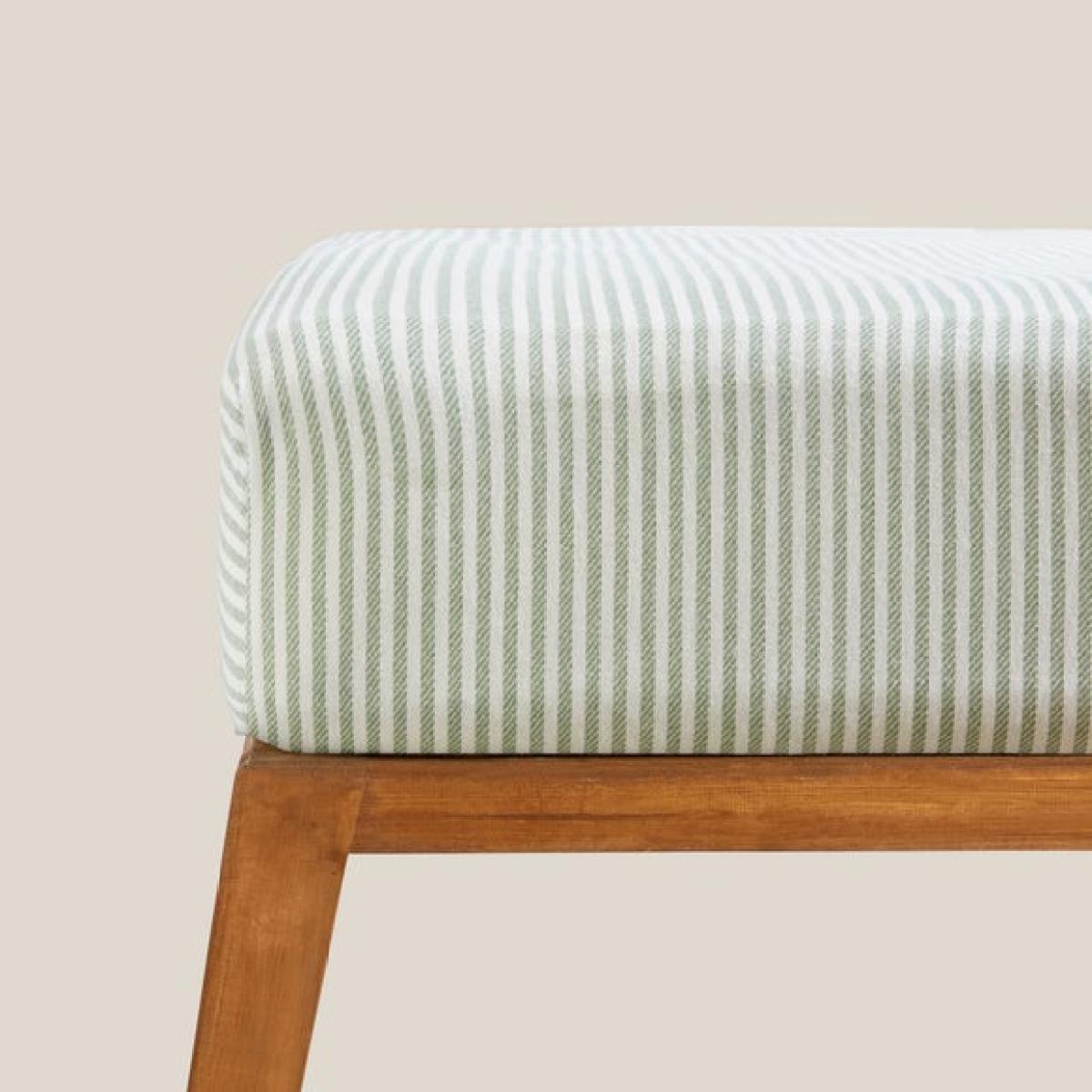 Camille Stripe Brushed Fitted Sheet – image 3