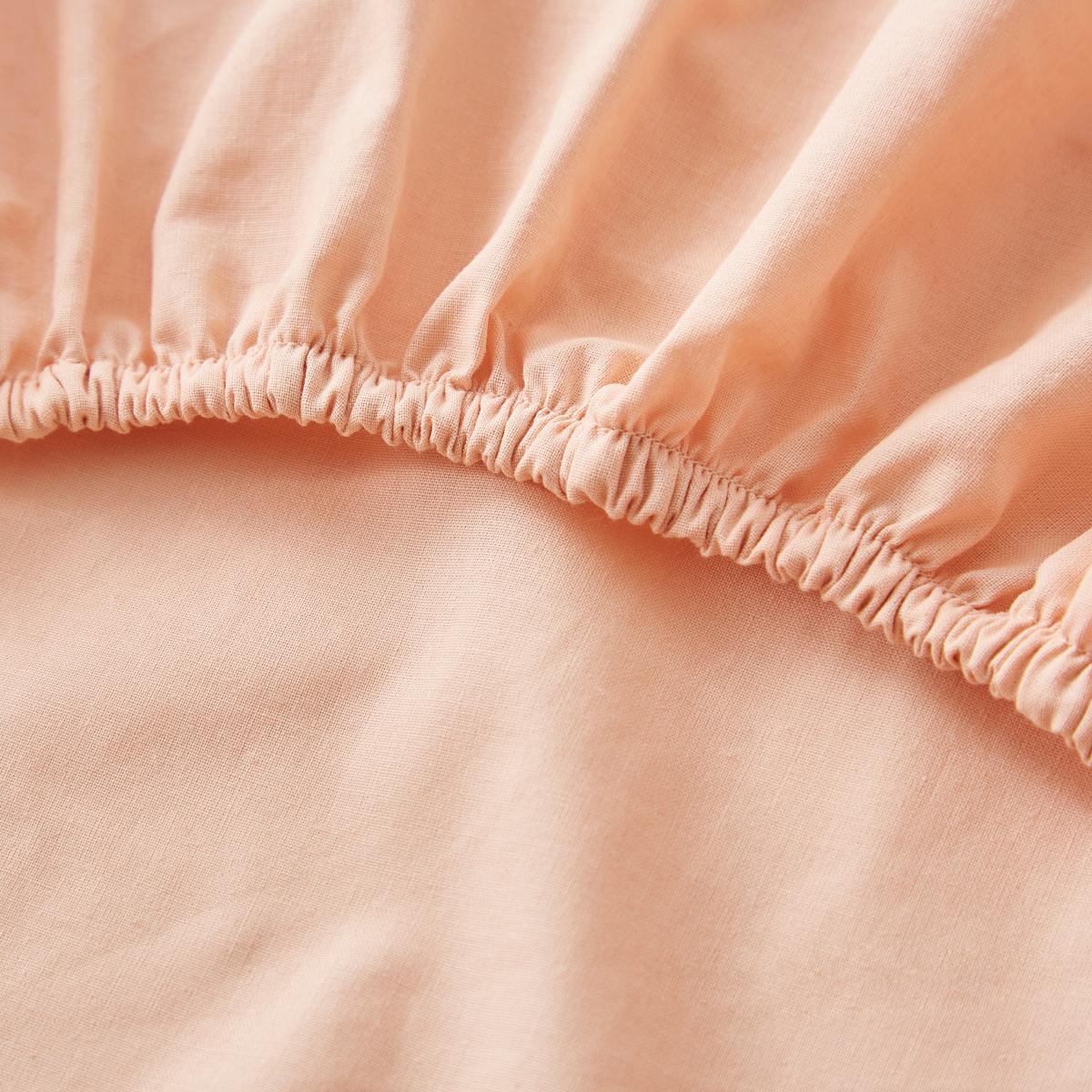 Soft Cotton Plain Fitted Sheet – image 3