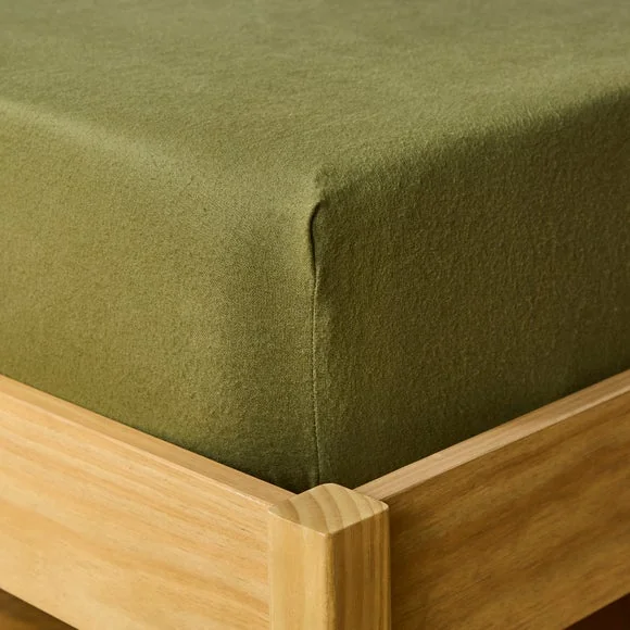 Simply Brushed Cotton 28cm Fitted Sheet – image 2