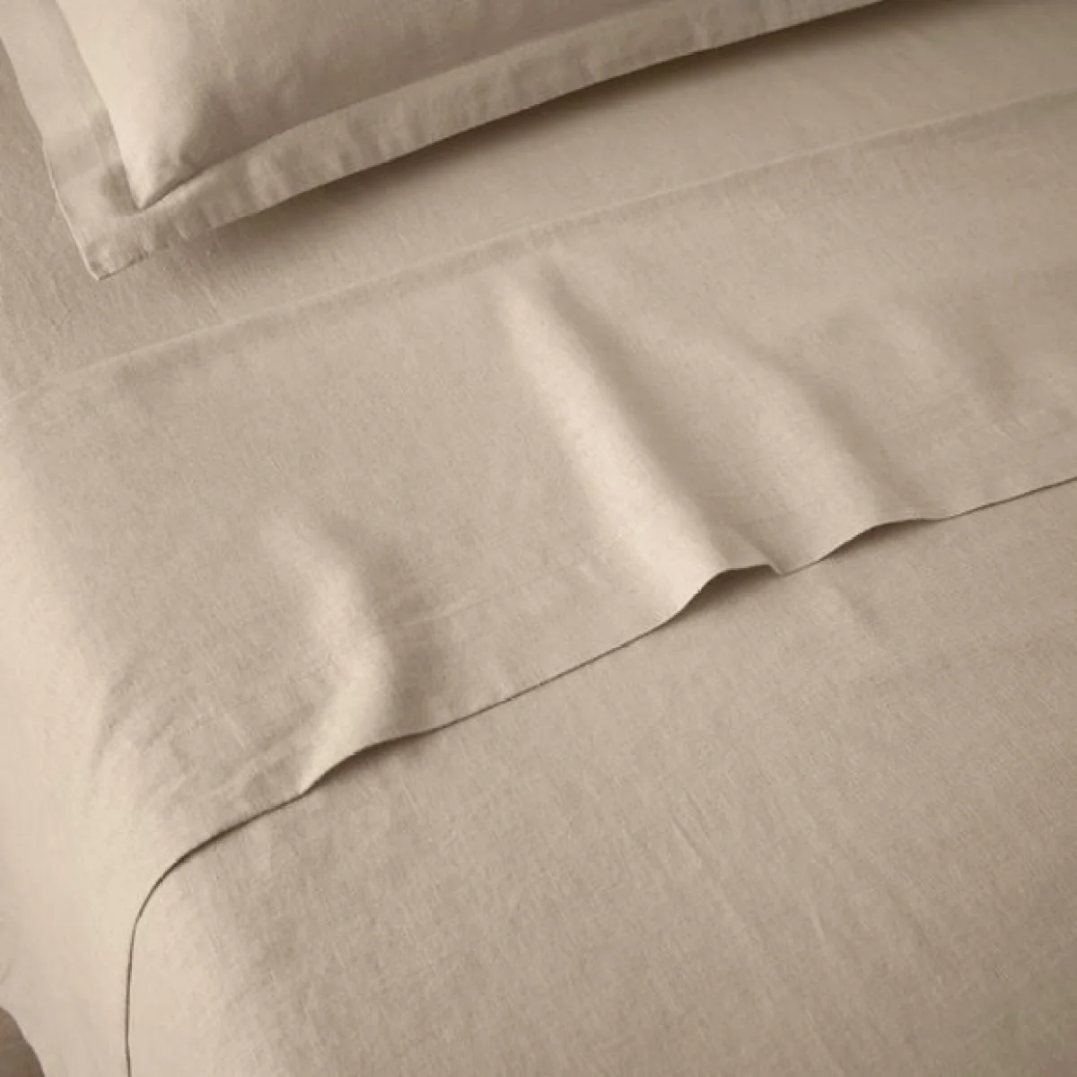 Cotton Linen Flat Sheet – image 3
