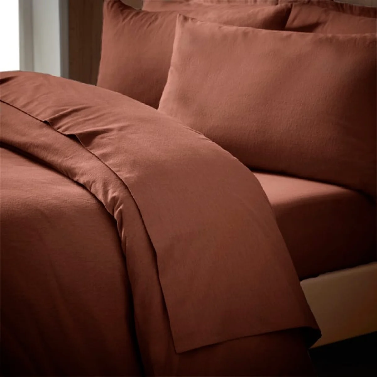 Soft & Cosy Luxury 100% Brushed Cotton Flat Sheet – image 1