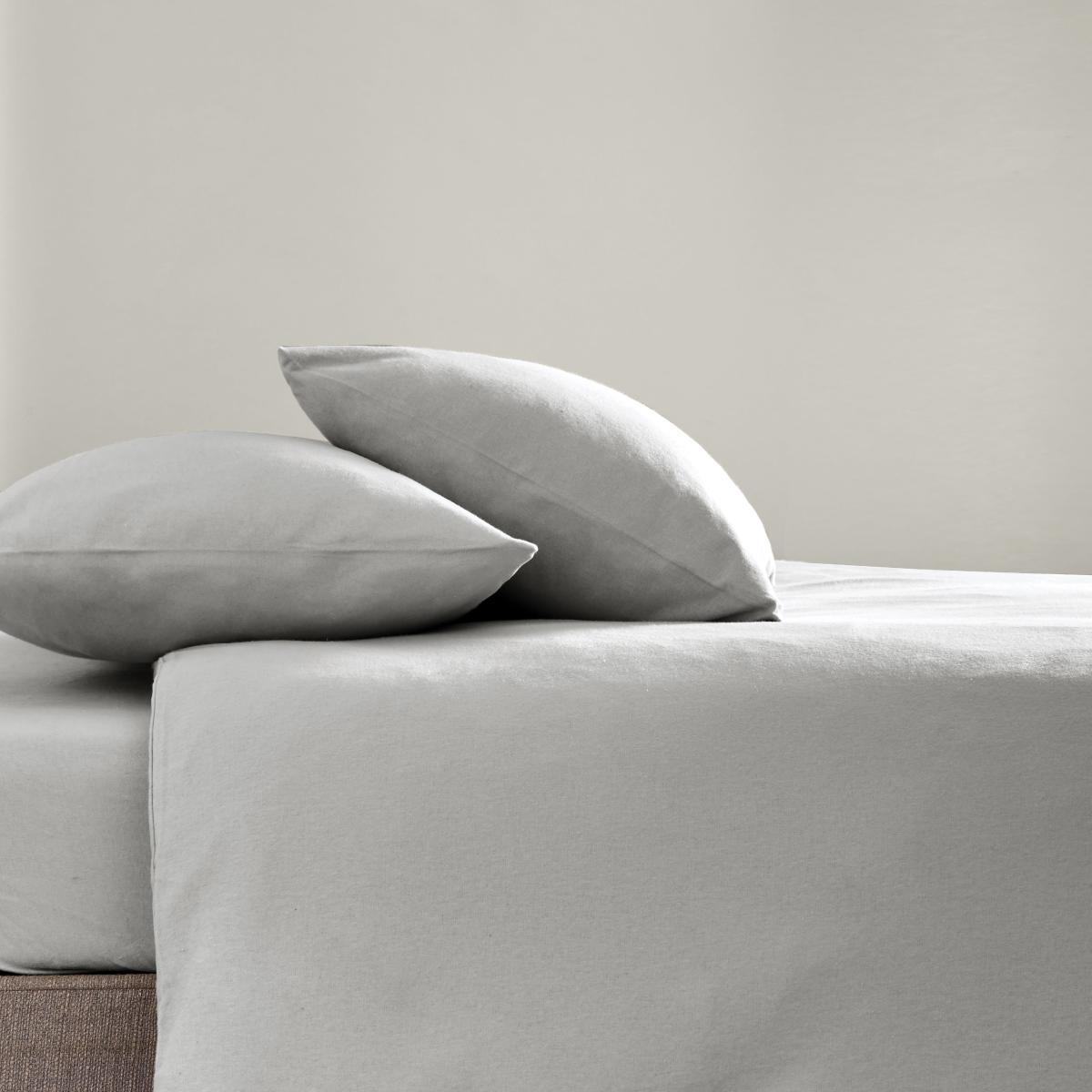 Simply Brushed Cotton Fitted Bed Sheets Natural – image 2