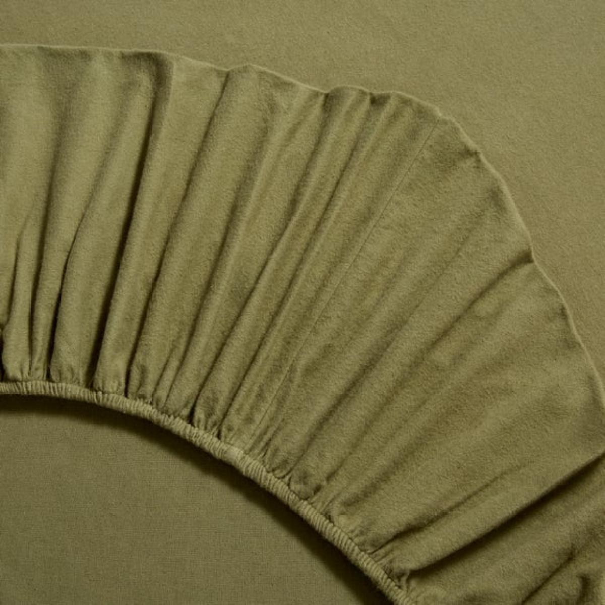 100% Organic Brushed Cotton Fitted Sheet – image 2