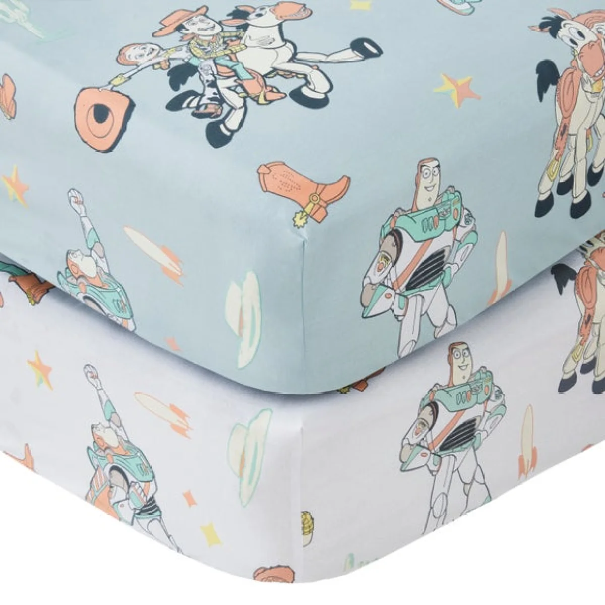 Disney Set of 2 Toy Story & Friends Fitted Bed Sheets – image 3
