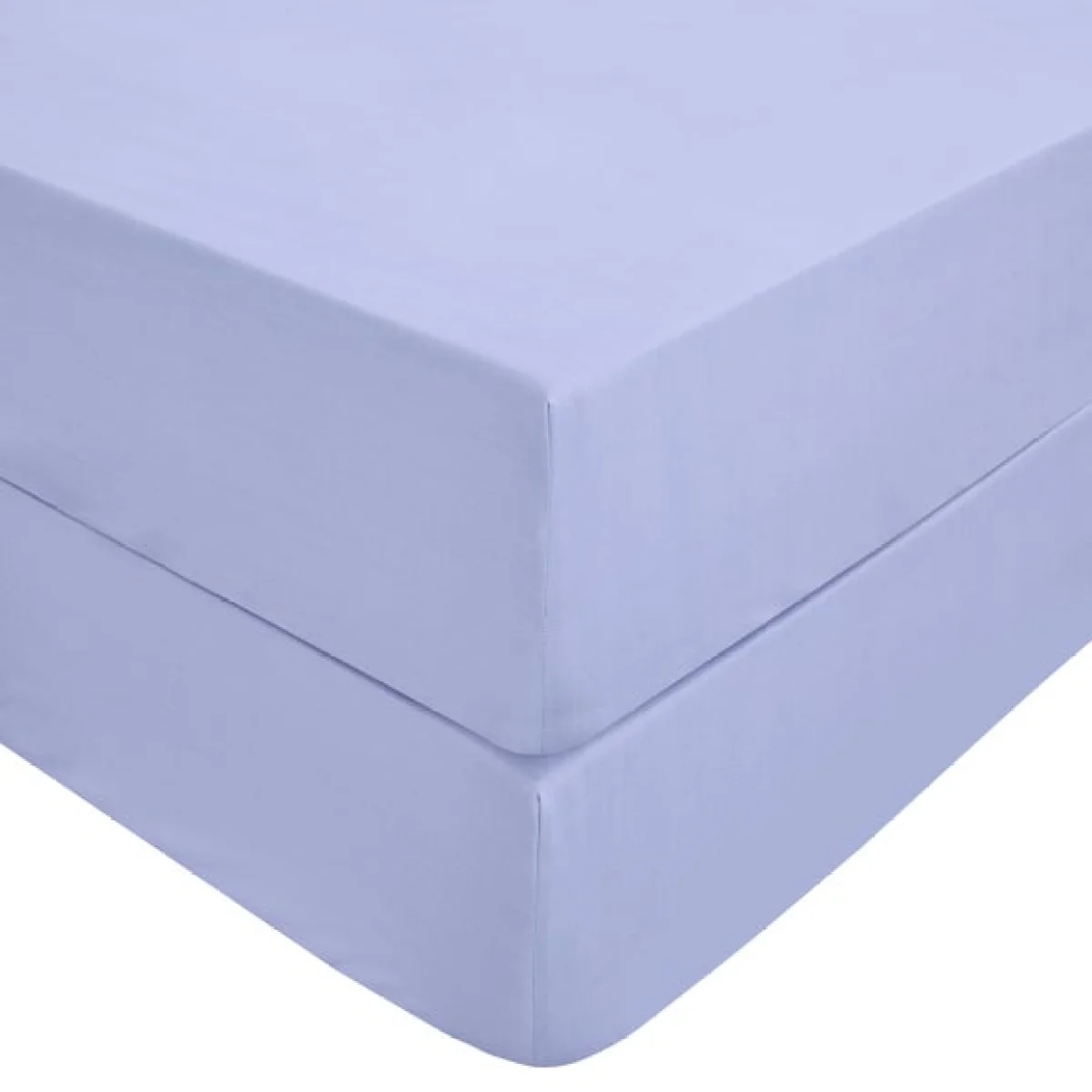 Set of 2 Pure Cotton Fitted Bed Sheets – image 2