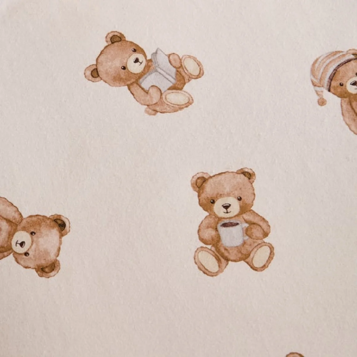 Catherine Lansfield Teddy Bear Brushed Cotton Fitted Sheet – image 2