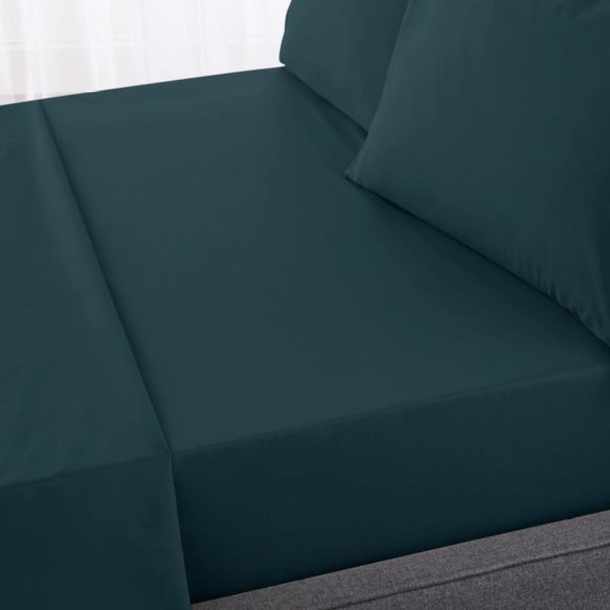 Hotel 230 Thread Count Crisp Cotton Percale Fitted Sheet – image 1