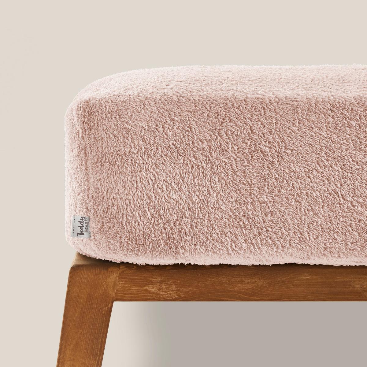 Teddy Bear Fitted Sheet Teddy Blush Pink – image 2